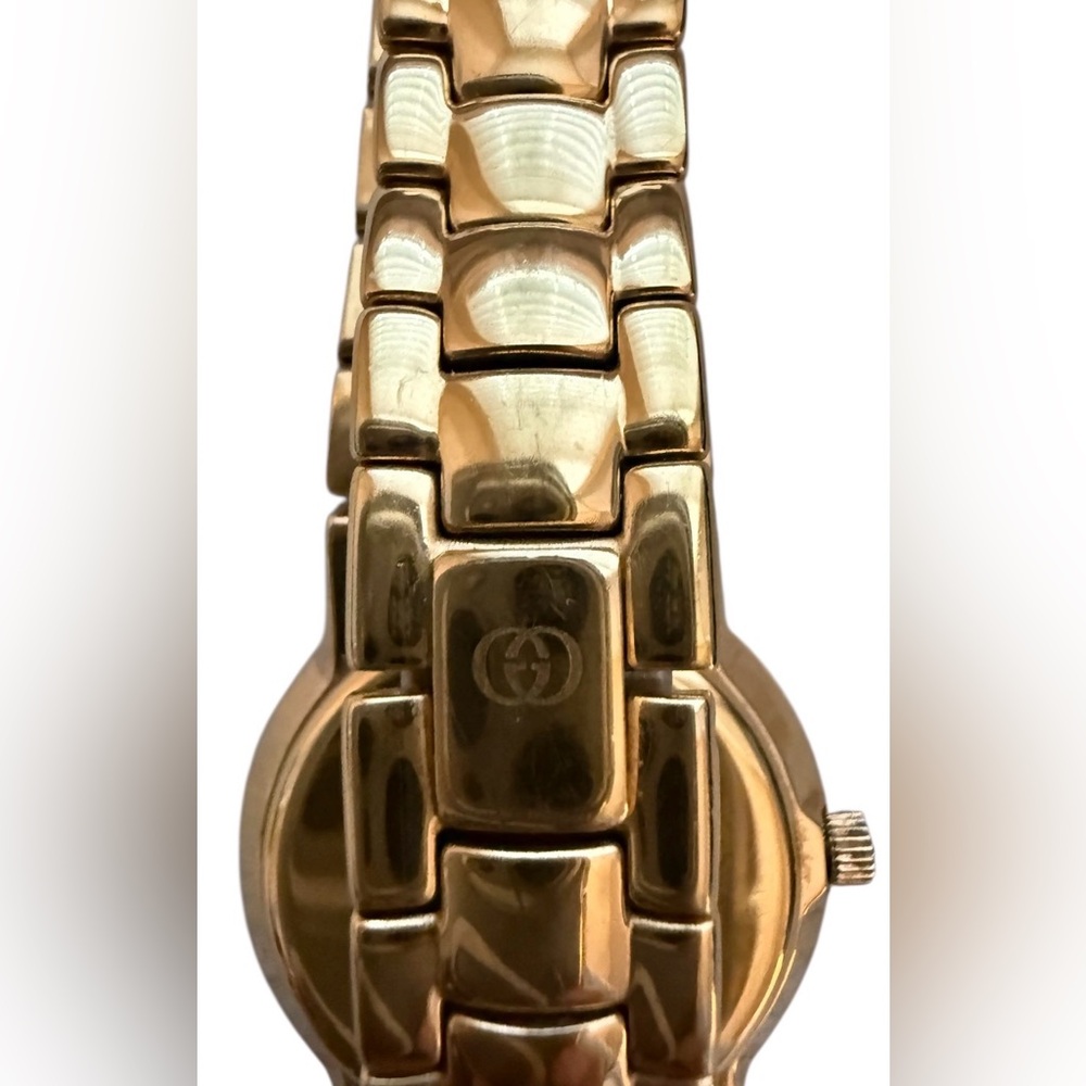 “NWOT VINTAGE GUCCI 3300.2.L WOMEN’S GOLD PLATED SWISS QUARTZ WATCH” - Picture 6 of 11